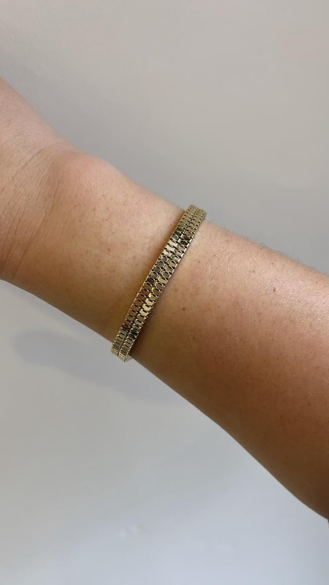 Vip Seri 14K Gold Hasır Bileklik 22 cm
