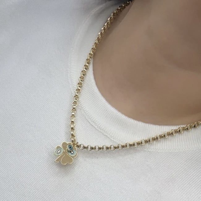 Vip Seri 14K Gold Yoncalı Kolye 46 cm