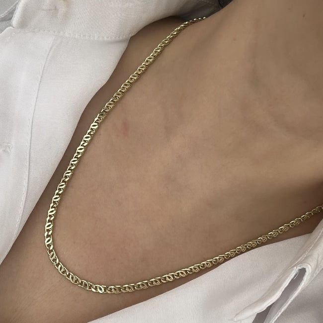 Vip Seri 14k Gold Zincir Kolye 50cm