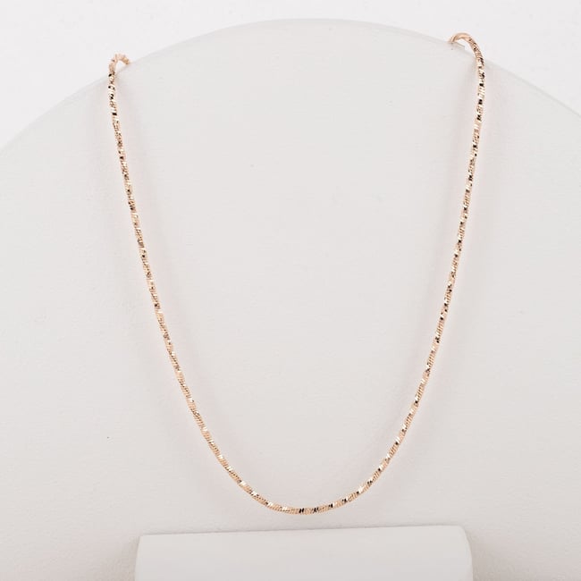Vip Seri İnce Burgu Kolye 60cm
