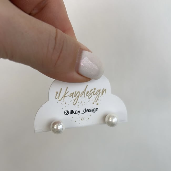 Vip Seri İnci Küpe 5mm