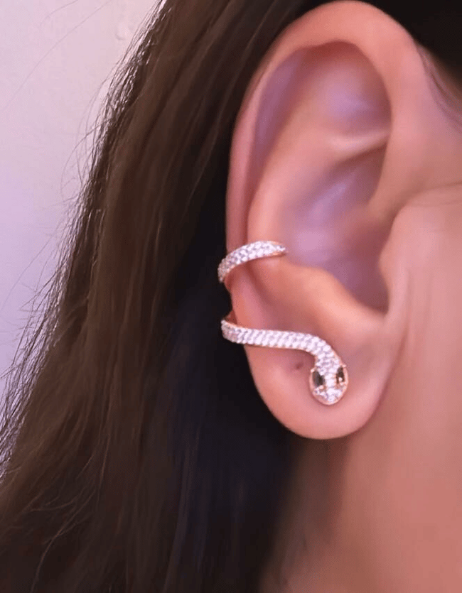 Vip Seri Sarmal Snake Küpe