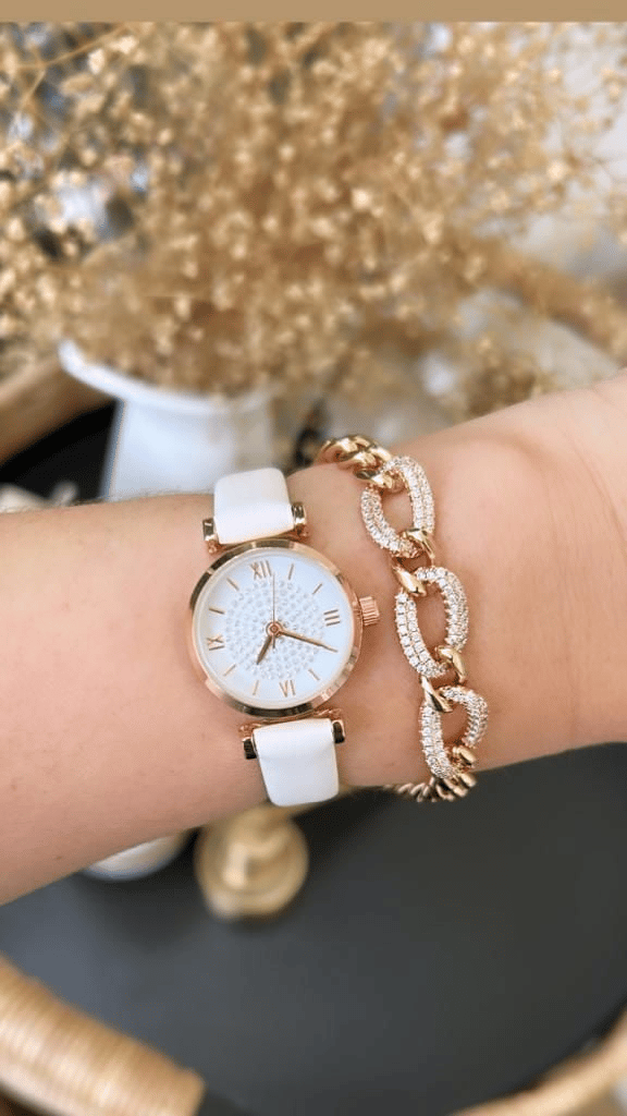 Vip Seri Zirkon Taşlı Zincir Bileklik 18cm