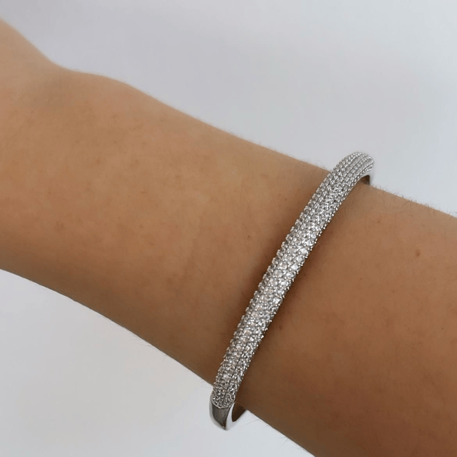 Zirkon Taşlı Kelepçe 17cm