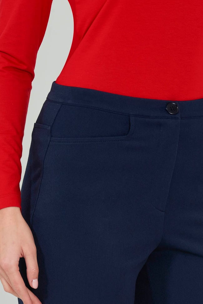 30082 GİZLİ LASTİK BORU PAÇA GABARDİN PANTOLON