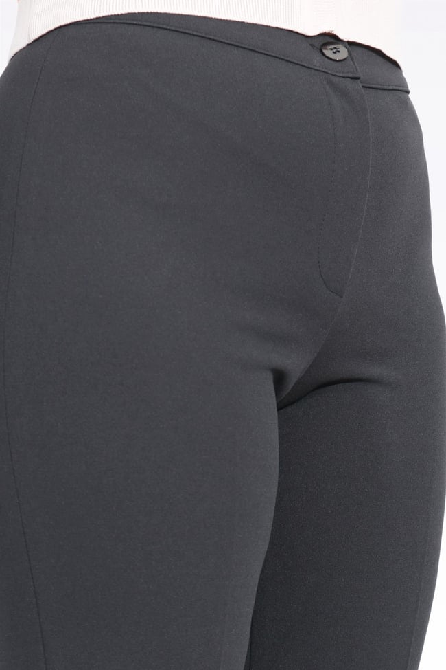 30083 DAR PAÇA BİLEK BOY KREP DOKULU PANTOLON