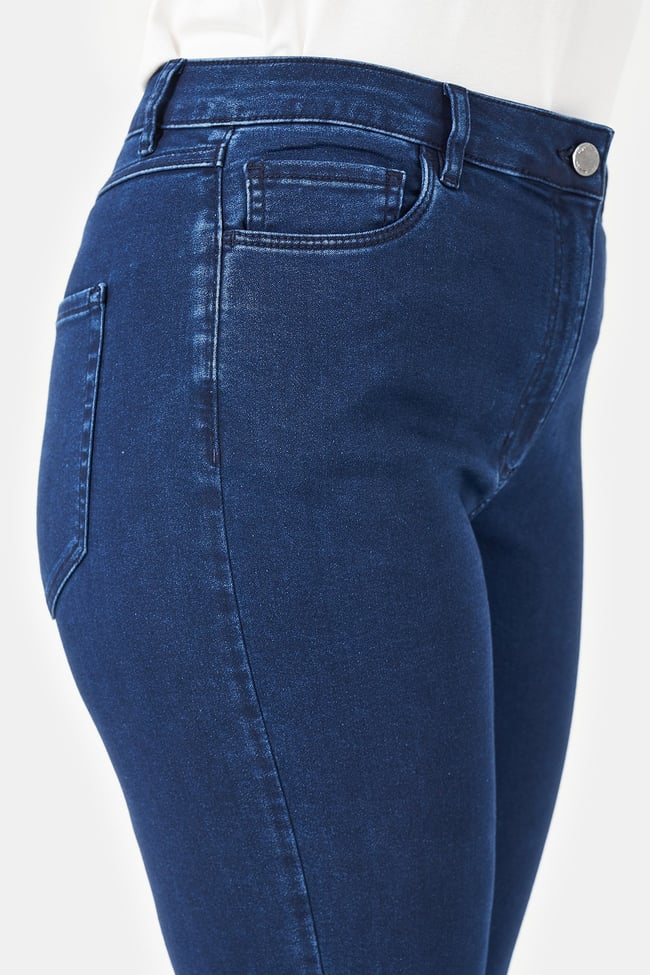 30114 TAŞ DETAYLI BİLEK BOY KOT PANTOLON