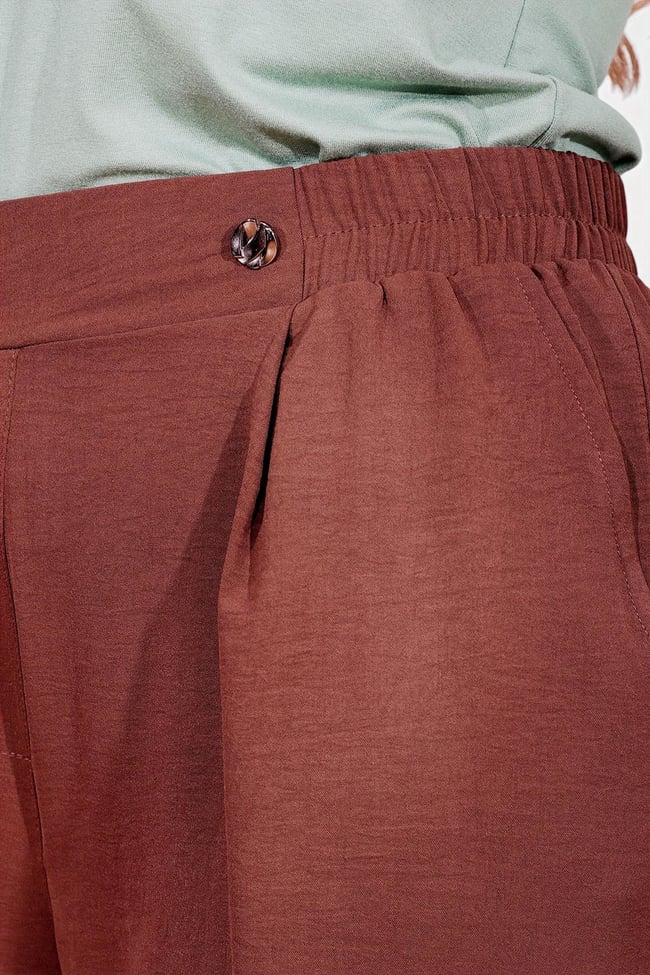 30176 BELİ LASTİKLİ BORU PAÇA AYROBİN PANTOLON