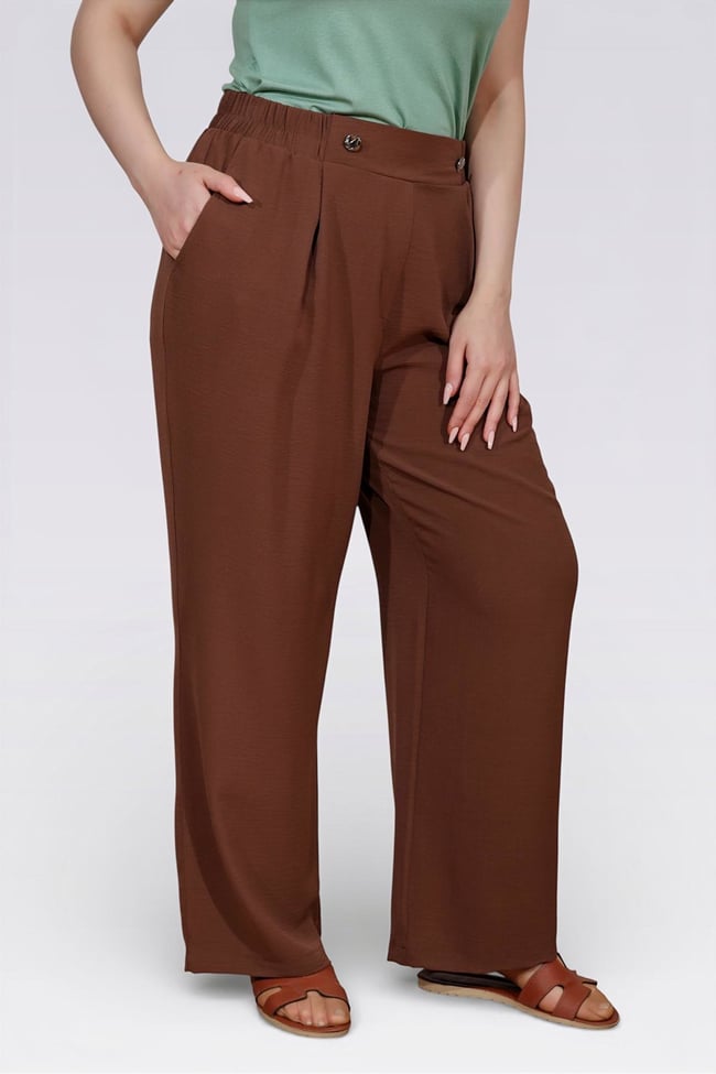 30176 BELİ LASTİKLİ BORU PAÇA AYROBİN PANTOLON