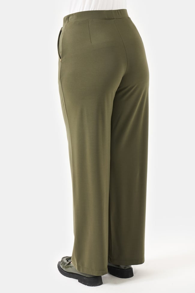 30230 BELİ LASTİKLİ BORU PAÇA ÖRME PANTOLON
