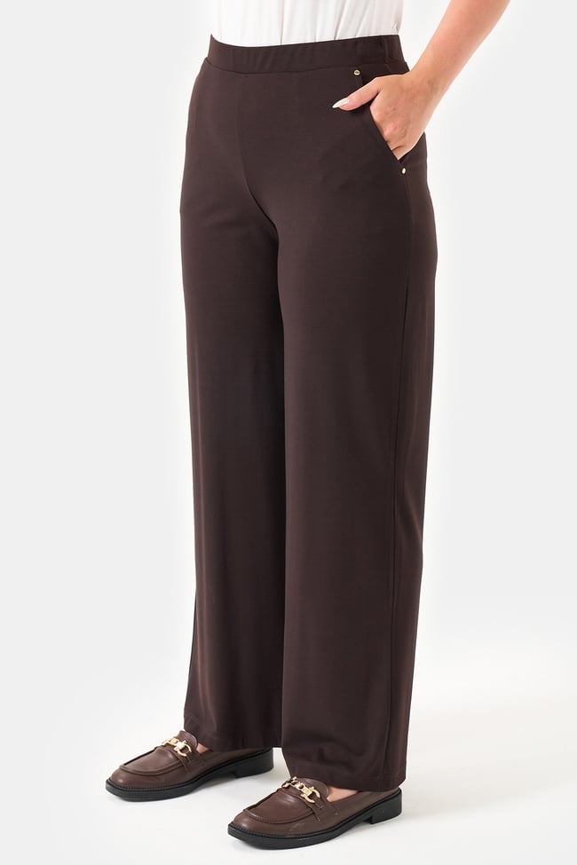 30230 BELİ LASTİKLİ BORU PAÇA ÖRME PANTOLON