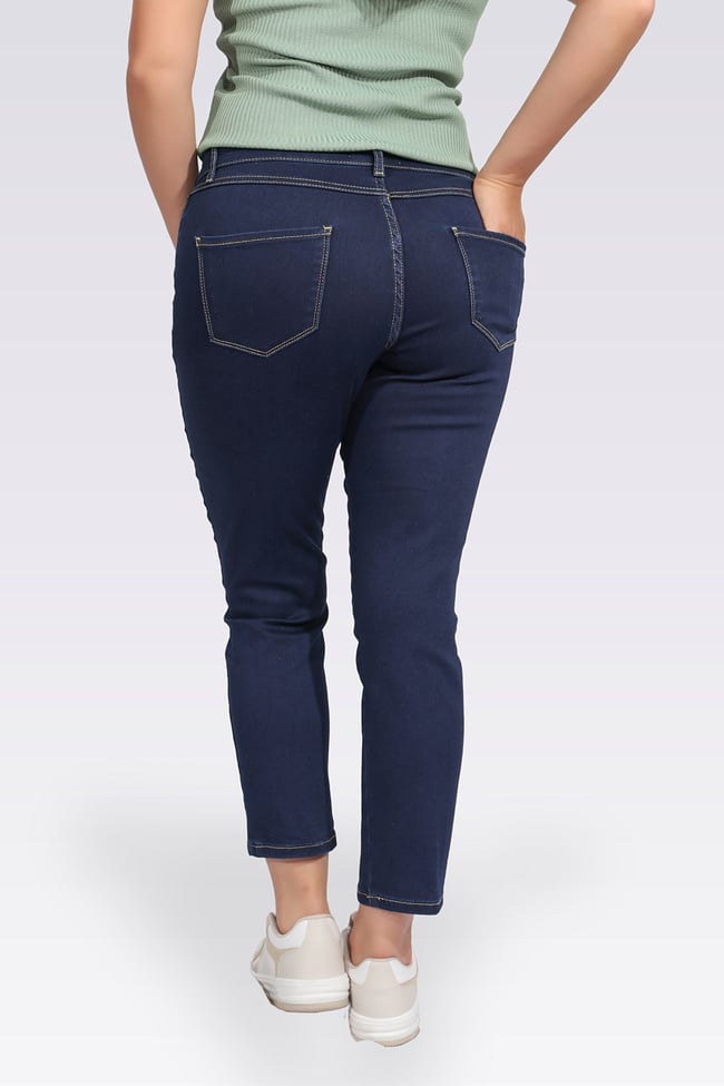 30261 DAR PAÇA BİLEK BOY KOT PANTOLON