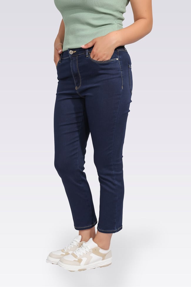 30261 DAR PAÇA BİLEK BOY KOT PANTOLON