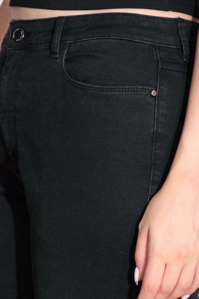 30296 DAR PAÇA BİLEK BOY KOT PANTOLON