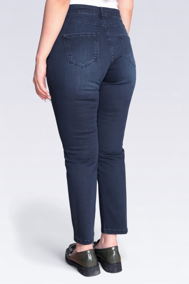 30296 DAR PAÇA BİLEK BOY KOT PANTOLON