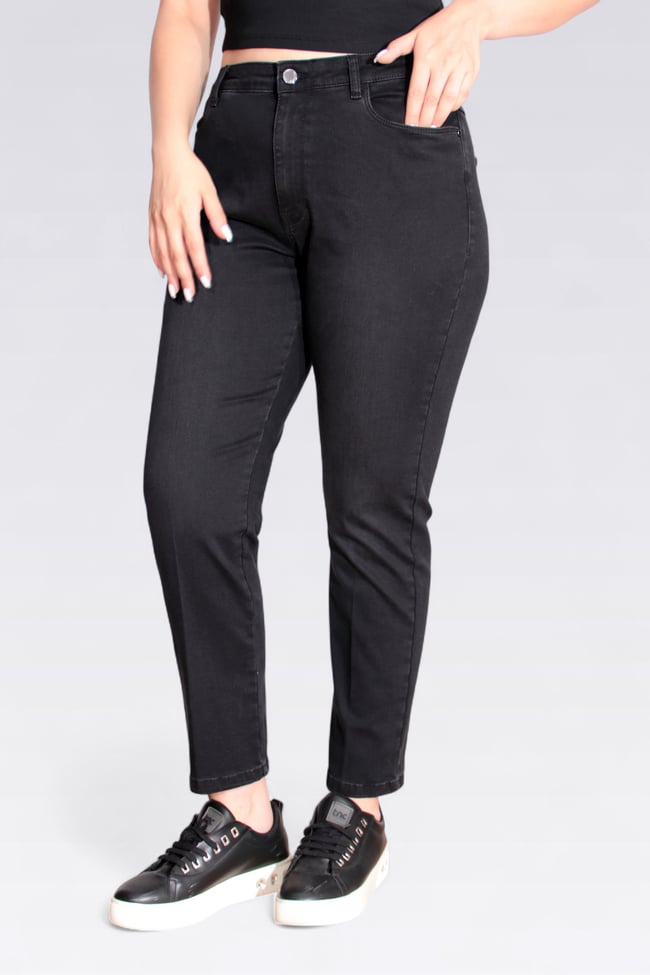 30296 DAR PAÇA BİLEK BOY KOT PANTOLON