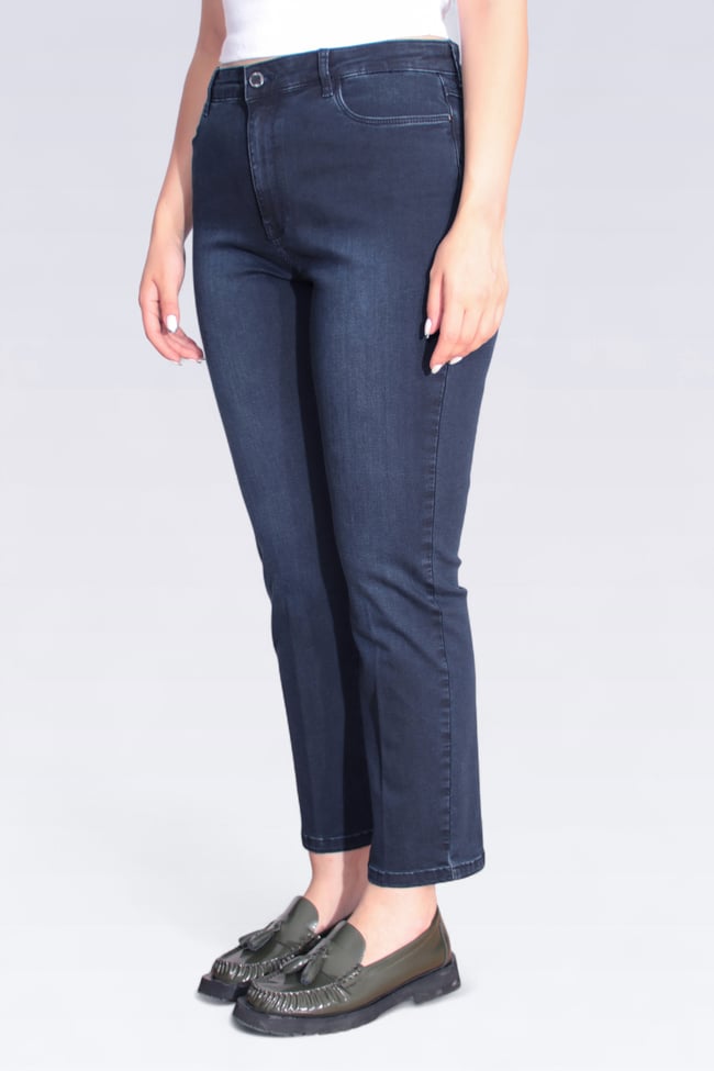 30296 DAR PAÇA BİLEK BOY KOT PANTOLON