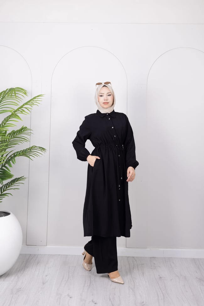 Belden Kuşaklı Asya Takım | Siyah