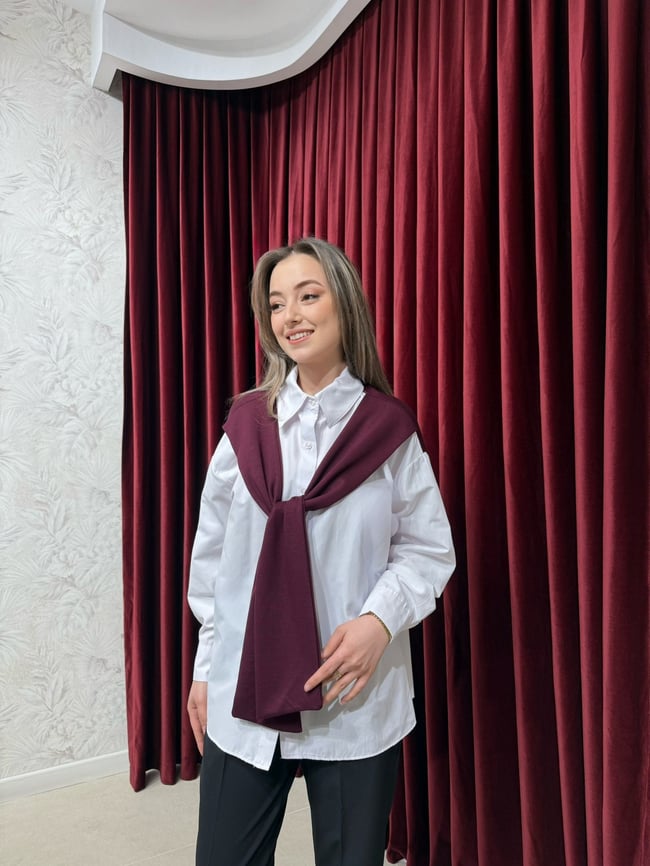 BBC ATKILI GÖMLEK BORDO