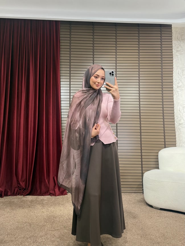 BBC AURA DESEN ŞAL-GÜL