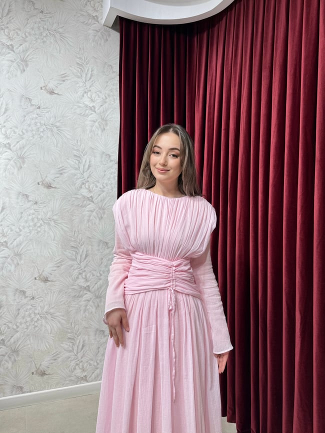 BBC BELLA ELBİSE - PEMBE
