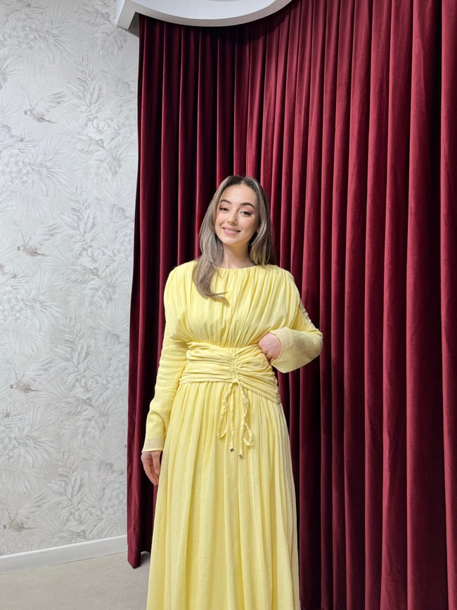 BBC BELLA ELBİSE - SARI
