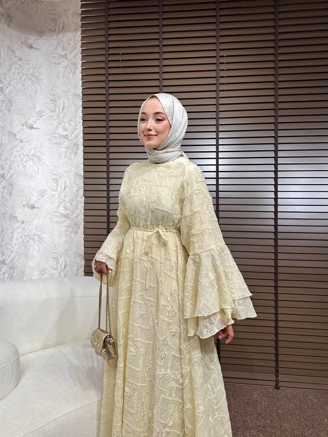 BBC CASELİA  ELBİSE - SARI