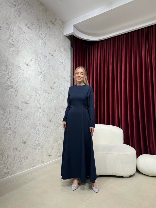 BBC CLEO ELBİSE - LACİVERT