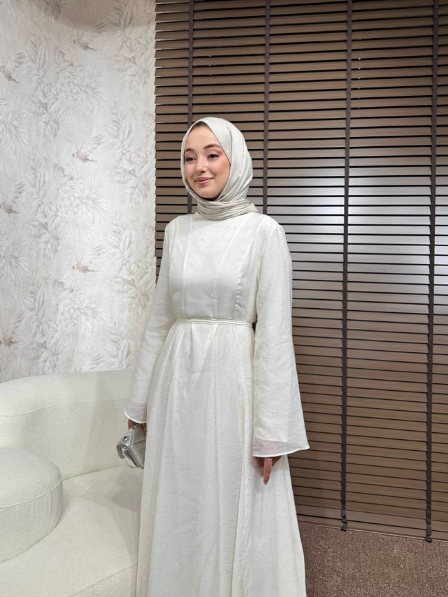 BBC CRİSTA ELBİSE-KREM
