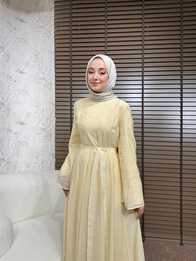 BBC CRİSTA ELBİSE-SARI