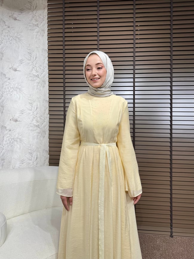 BBC CRİSTA ELBİSE-SARI