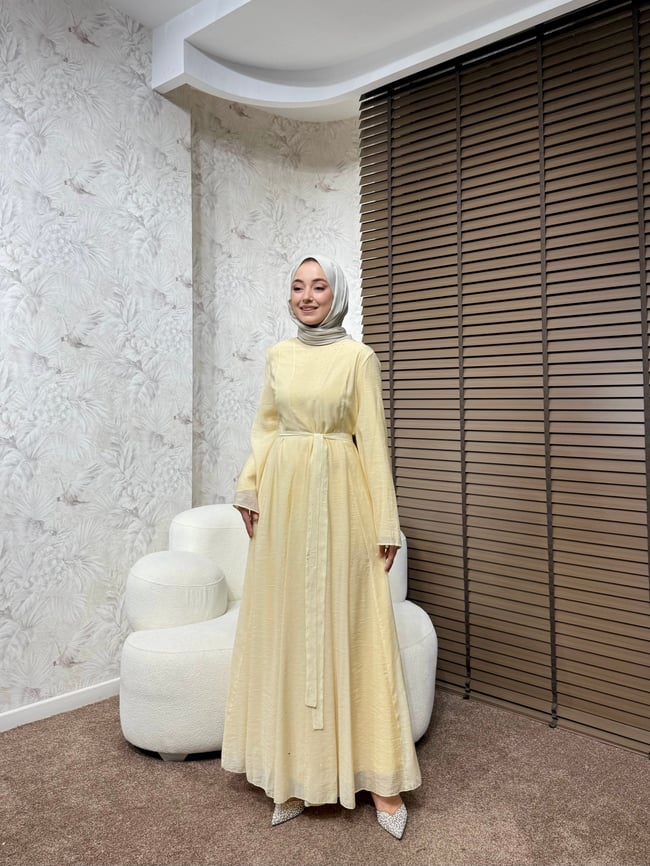 BBC CRİSTA ELBİSE-SARI