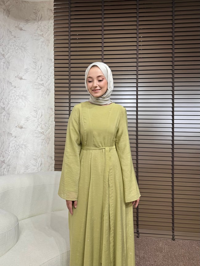 BBC CRİSTA ELBİSE-YEŞİL