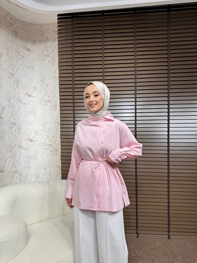 BBC DARA GÖMLEK-PEMBE