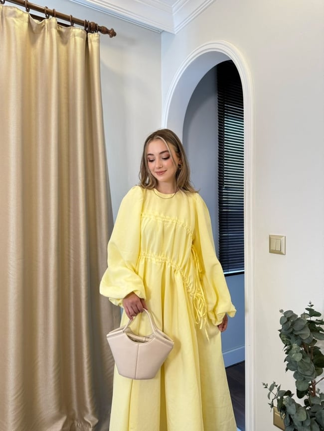 BBC DREW ELBİSE - SARI