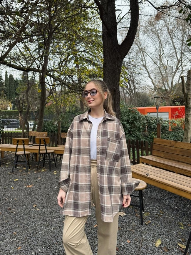 BBC EDWİN GÖMLEK - BEJ