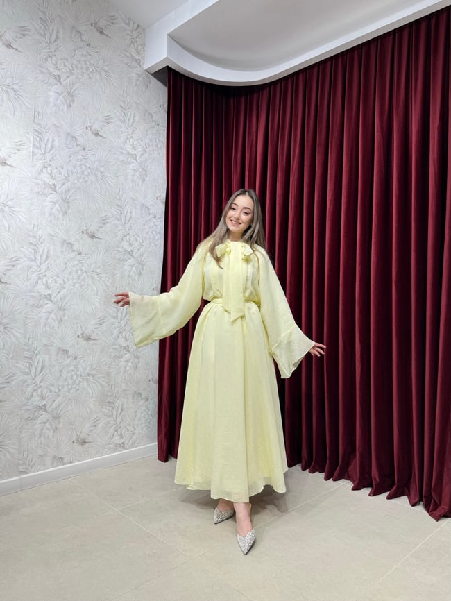 BBC FLY ELBİSE - SARI