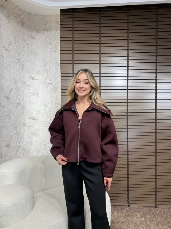 BBC LADİE CEKET-BORDO