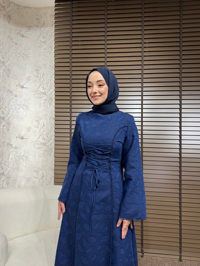 BBC LİLYA ELBİSE - LACİVERT