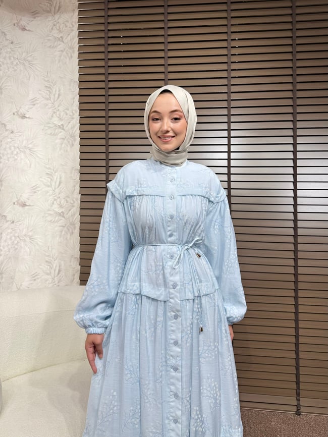 BBC MAYELLA ELBİSE-MAVİ