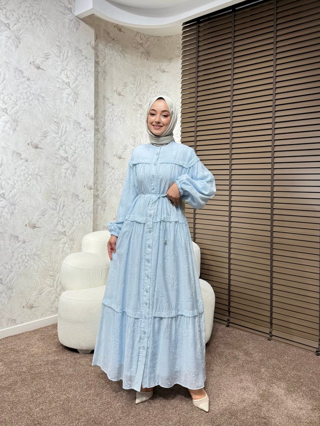 BBC MAYELLA ELBİSE-MAVİ
