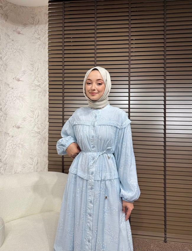 BBC MAYELLA ELBİSE-MAVİ