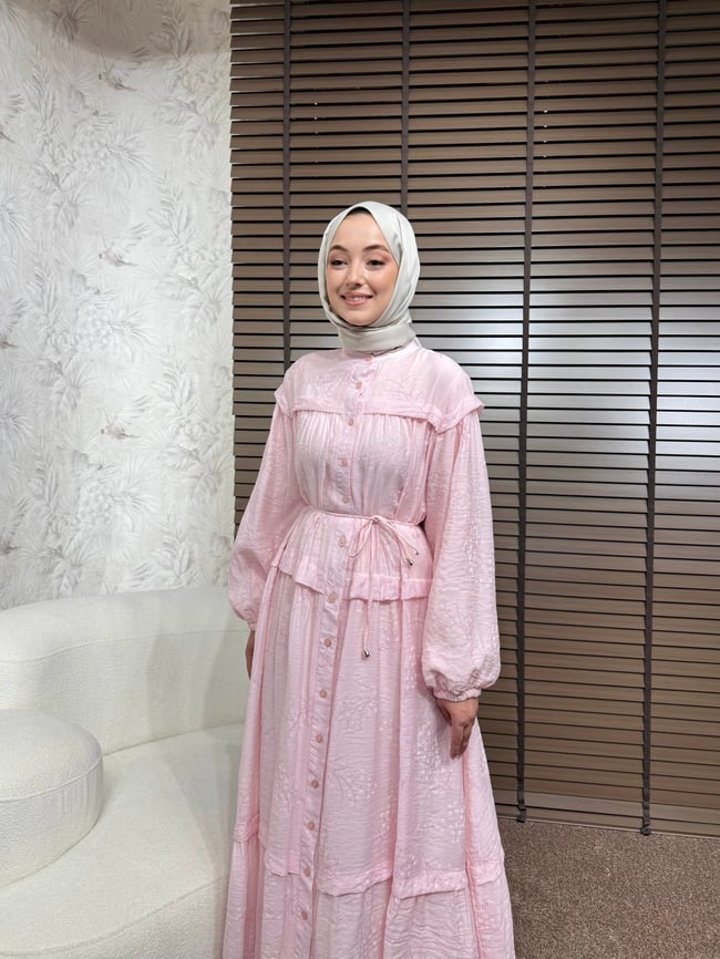 BBC MAYELLA ELBİSE-PEMBE