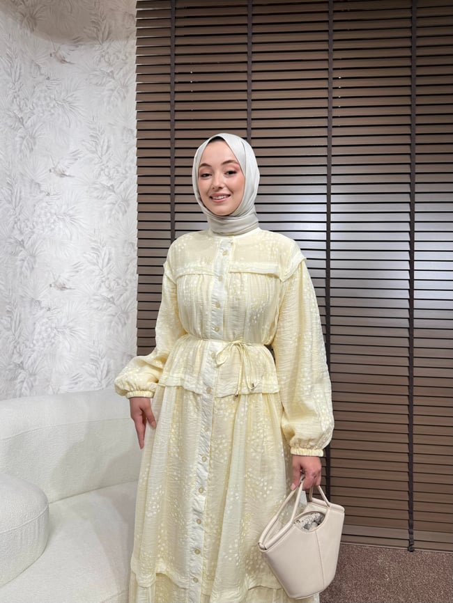 BBC MAYELLA ELBİSE-SARI 