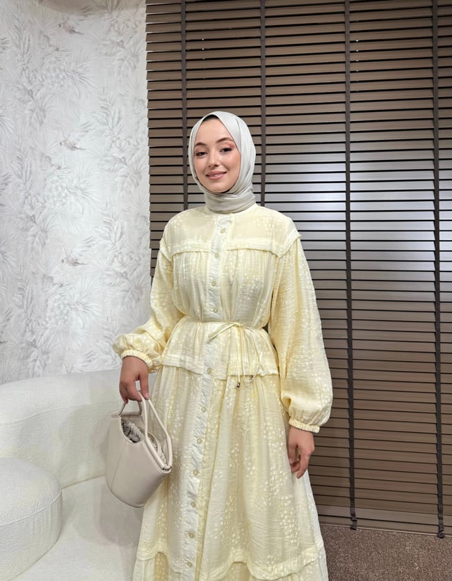 BBC MAYELLA ELBİSE-SARI 