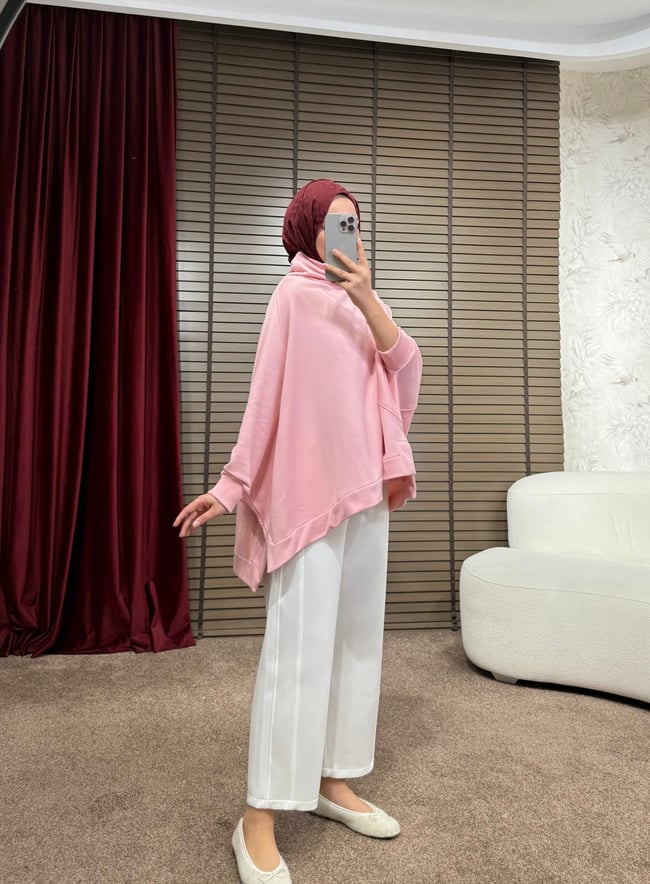 BBC MİLA SWEATSHİRT-PEMBE
