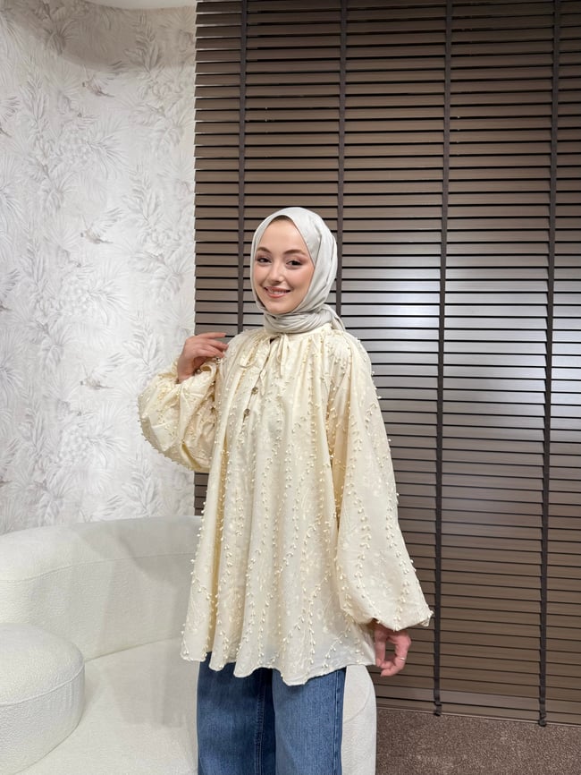 BBC NYSSA GÖMLEK-BEJ