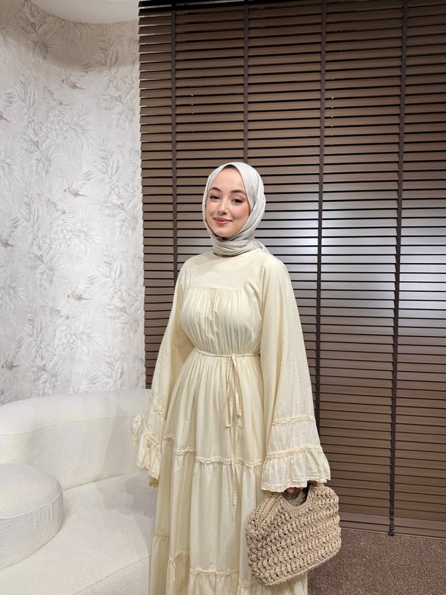 BBC QAMİLA ELBİSE-SARI