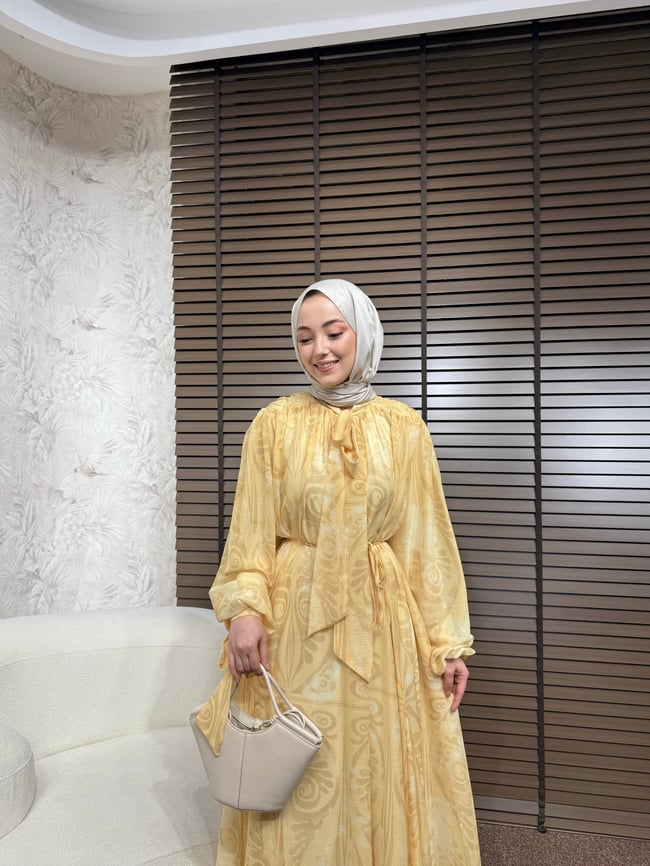 BBC SOLEA ELBİSE-SARI