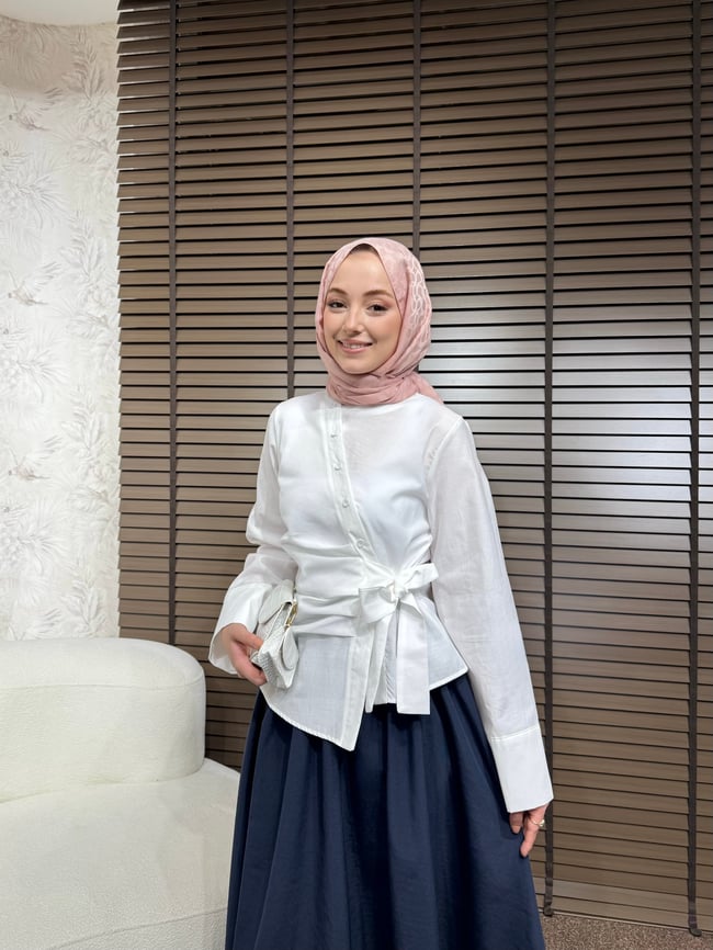 BBC SORAA GÖMLEK-BEYAZ